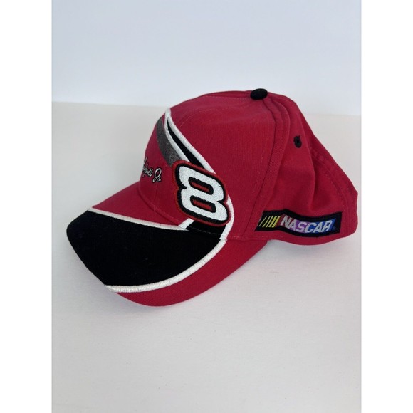 Dale Earnhardt Jr Hat Cap SnapBack Boys Youth NASCAR Racing Red 8 Drew Pearson - Picture 2 of 4